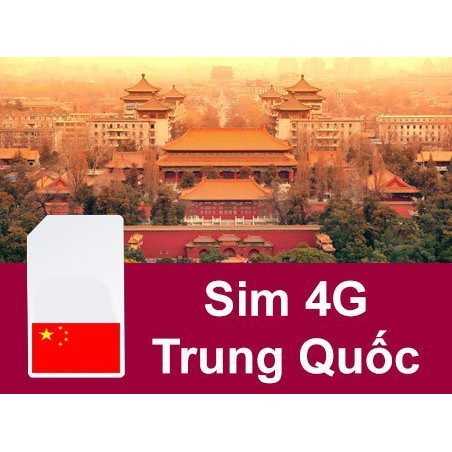 Sim Trung Quốc 3G/4G, Sim Du Lịch Trung Quốc Tốc Độ Cao
