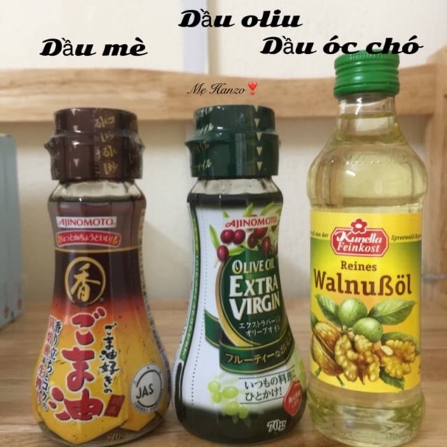 Com bo các loại dầu ăn cho bé