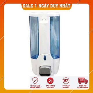 Hộp đựng nước rửa tay, xà phòng treo tường 1 bình - Màu trắng,màu xanh