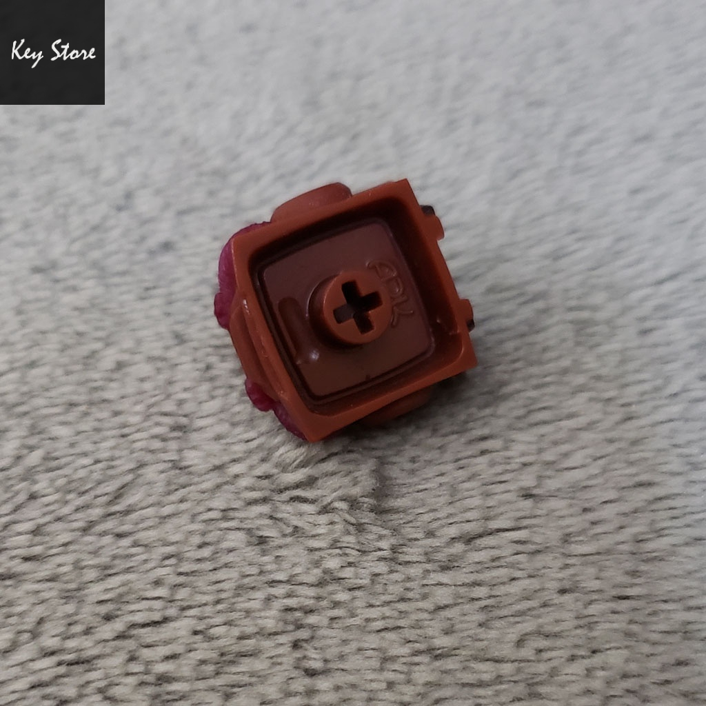 Nút bàn phím cơ artisan keycap sirius màu nâu hồng