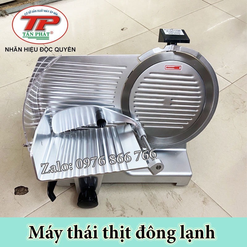 Máy thái thịt - cắt thịt đông lạnh bán tự động ES250 điều chỉnh được độ dày mỏng