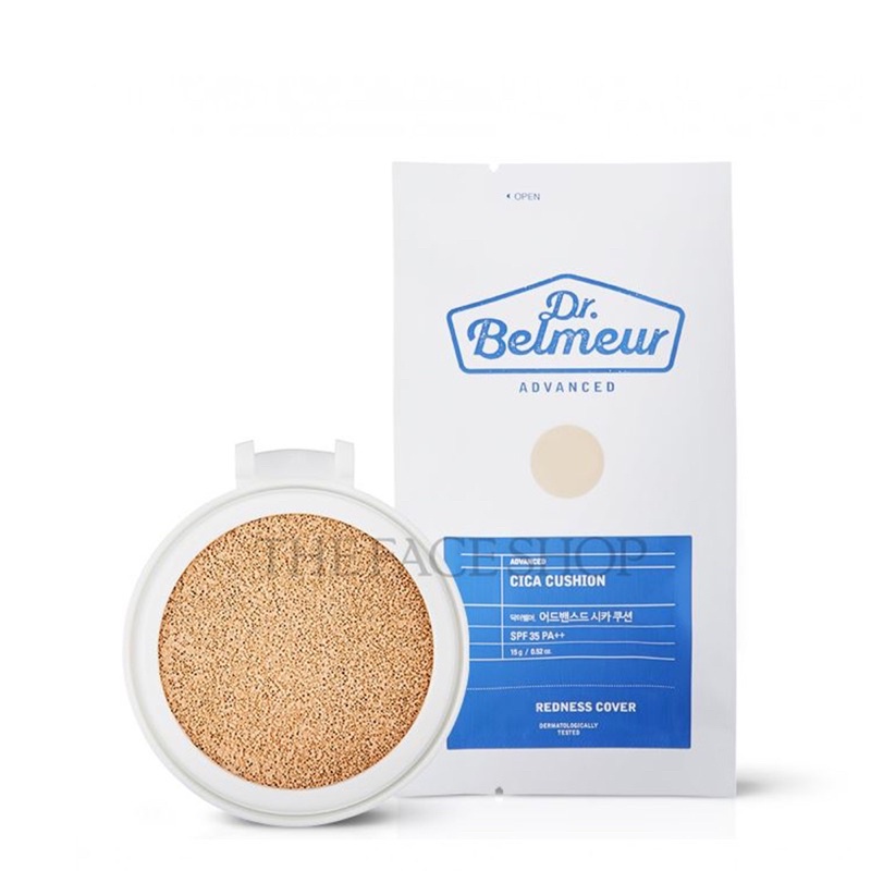 Lõi Phấn Nước Che Khuyết Điểm Dành Cho Da Nhạy Cảm DR.BELMEUR ADVANCED CICA CUSHION 15g | BigBuy360 - bigbuy360.vn