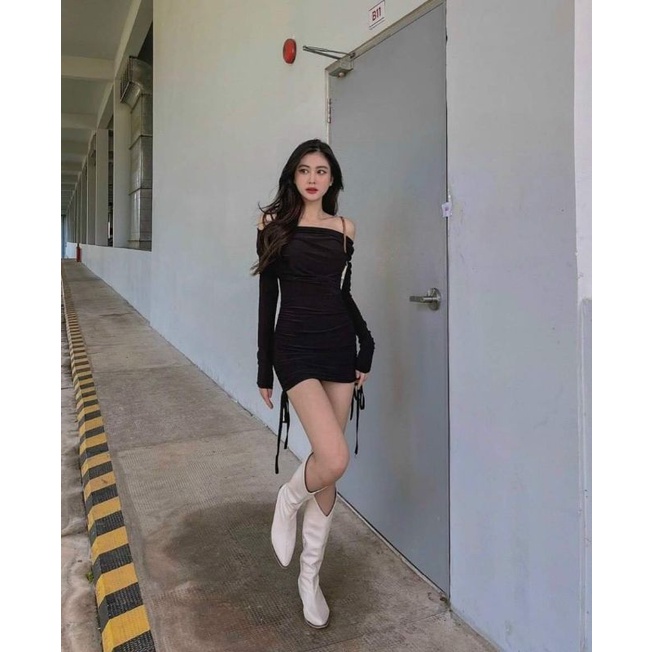 ĐẦM BẸT VAI RÚT DÂY TAY DÀI