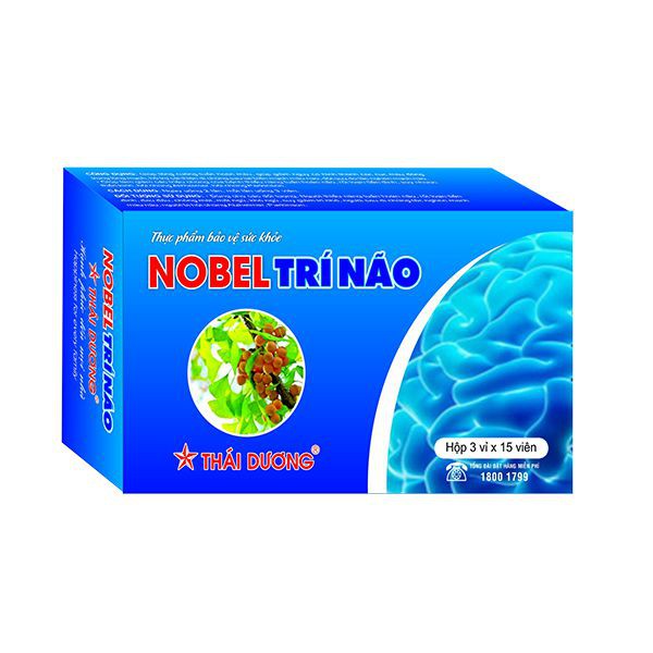 Viên uống Nobel Trí Não ngăn ngừa tai biến mạch máu não  45 viên/ hộp - Sao Thái Dương
