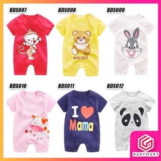 Bộ Body Cộc Tay Dễ Thương Xuất Nhật Cho Bé Gái Bé Trai - [BDC1]