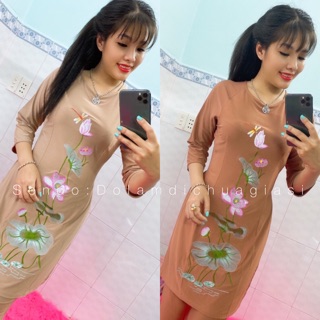 ĐỒ LAM ĐI CHÙA # Cách tân thêu sen