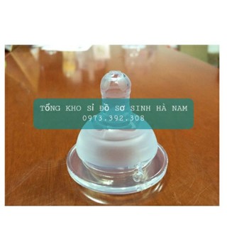 Núm Ty Bình Sữa Siêu Mềm Cho Bé Cổ Rộng S/M/L/XL