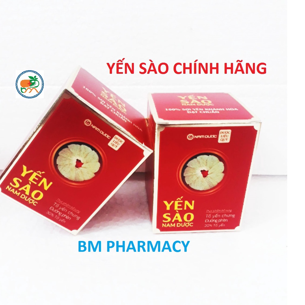 (CHÍNH HÃNG) YẾN SÀO Nam Dược, được sản xuất từ Yến sào thiên nhiên Khánh Hòa, giúp bồi bổ sức khỏe, tăng sức đề kháng