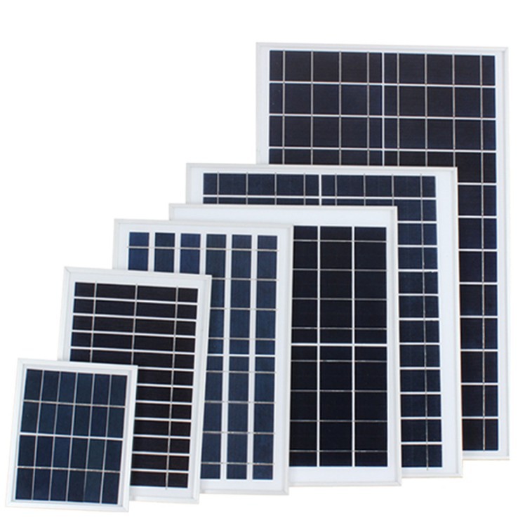 Tấm pin năng lượng mặt trời Solar Panel 6V 20W Poly - Solar panel 6V 20W Poly, sẵn dây nối 5m, đầu cắm tùy chọn