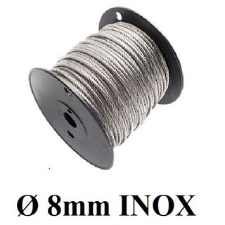 Dây cáp Ø [ 8mm ] INOX 304