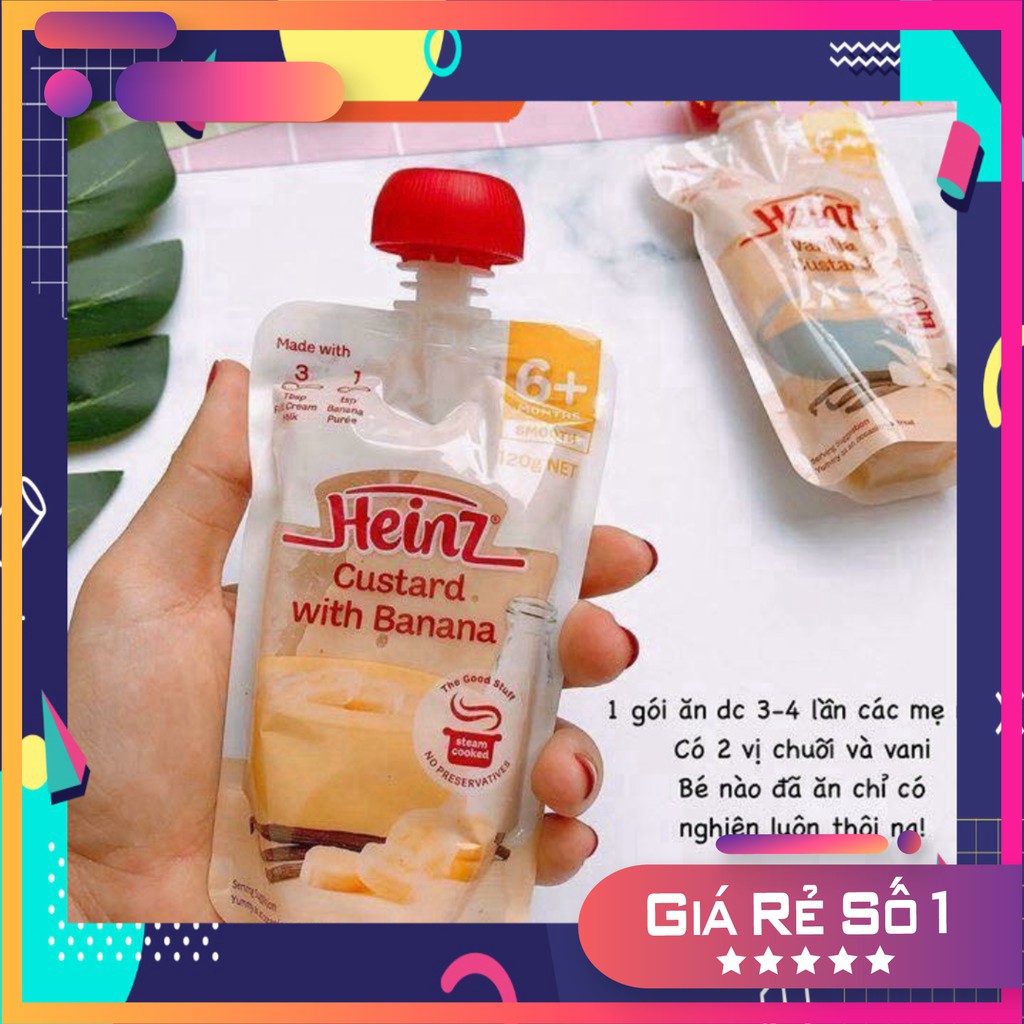 VÁNG SỮA HEINZ CUSTARD 120gr - Úc