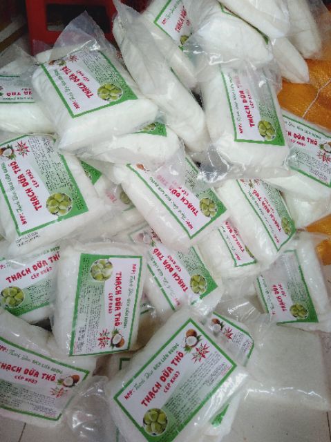 THẠCH DỪA THÔ 5 kí size 15 ly tặng kèm hương thơm