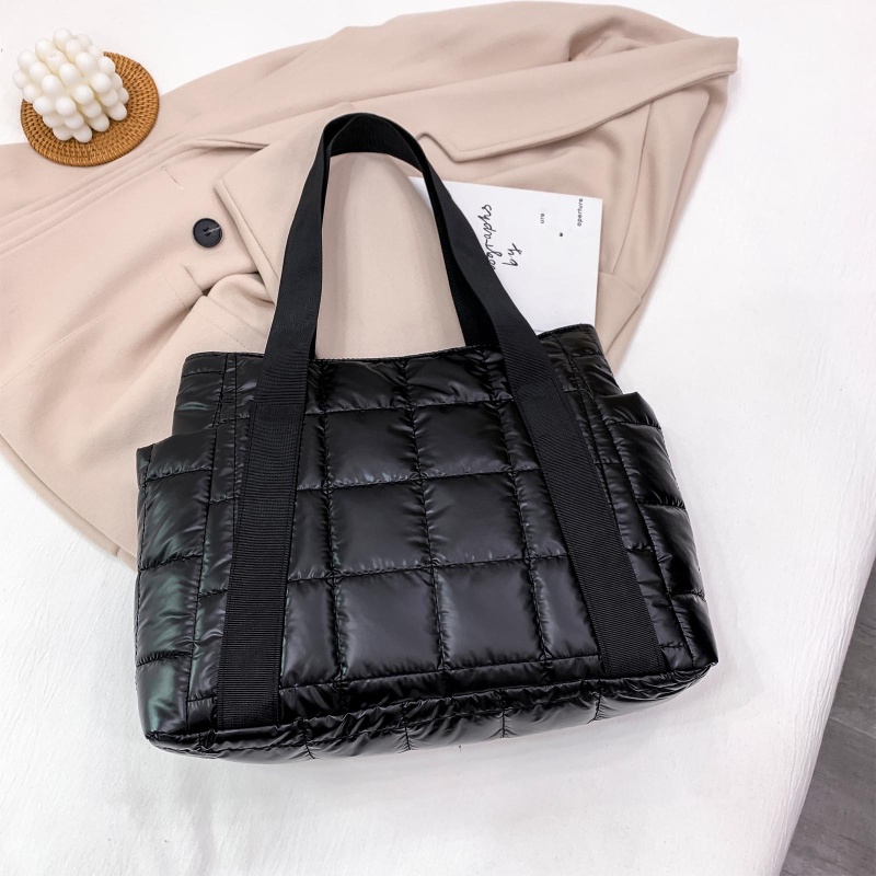 Túi Xách Tay Bằng Nylon Sức Chứa Lớn 10MK Màu Sắc Đơn Giản