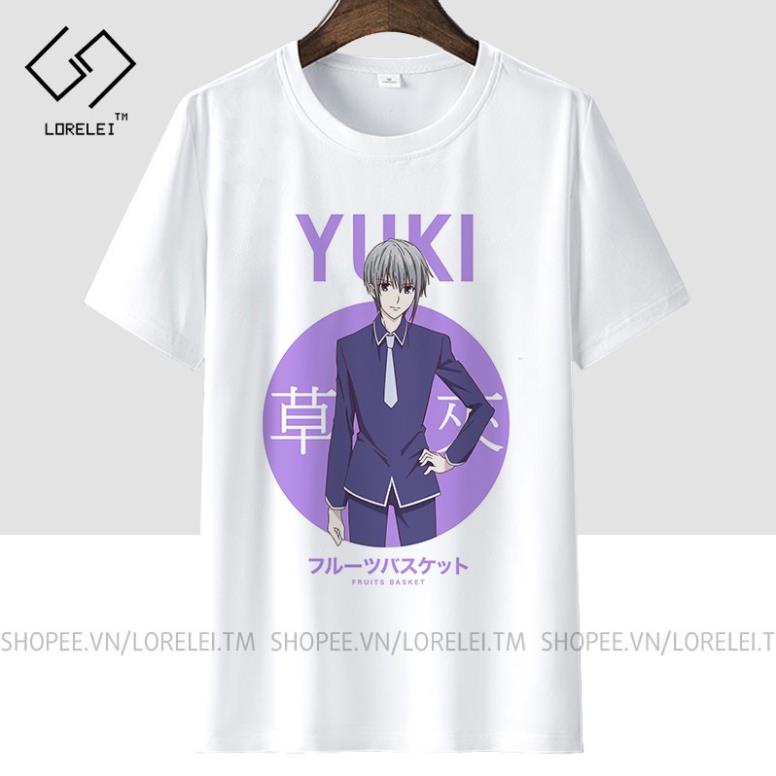 Áo thun Fruits Basket Yuki Sohma ngắn tay