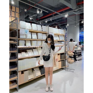 Váy body trắng