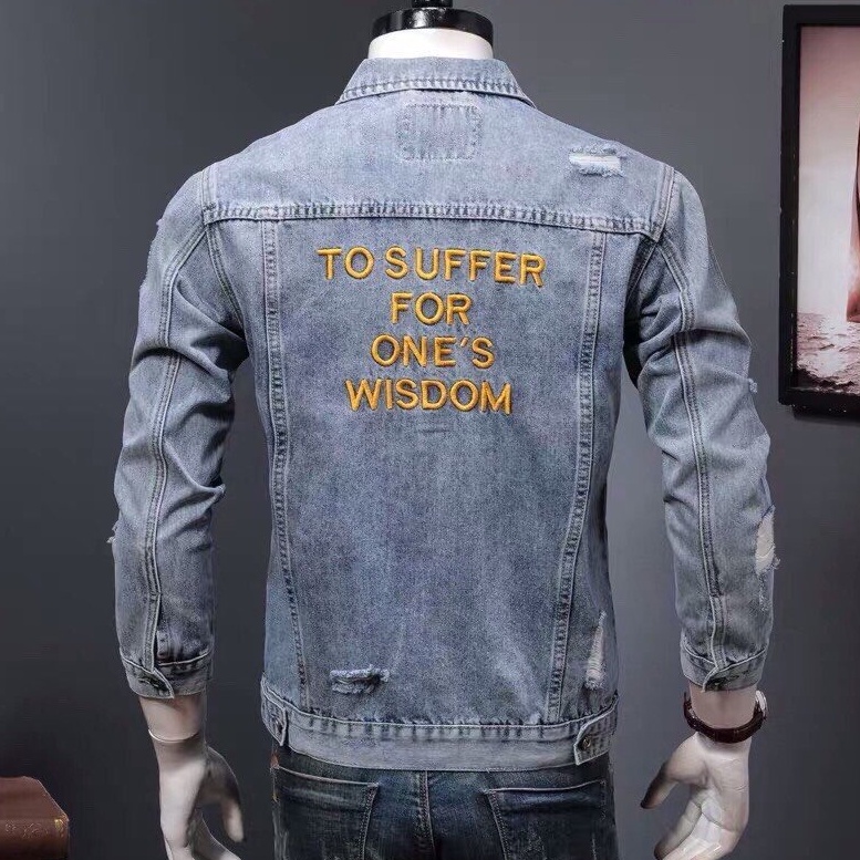 Áo khoác jean nam thời trang cao cấp, chất liệu denim thoáng mát, hàng chuẩn shop Lady-Hn Store88