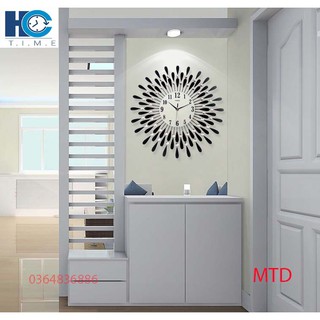 Đồng hồ treo tường trang trí giọt nước decor MTD kích thước 70x70 cm