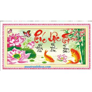 Tranh thêu phúc lộc thọ 3d 222927