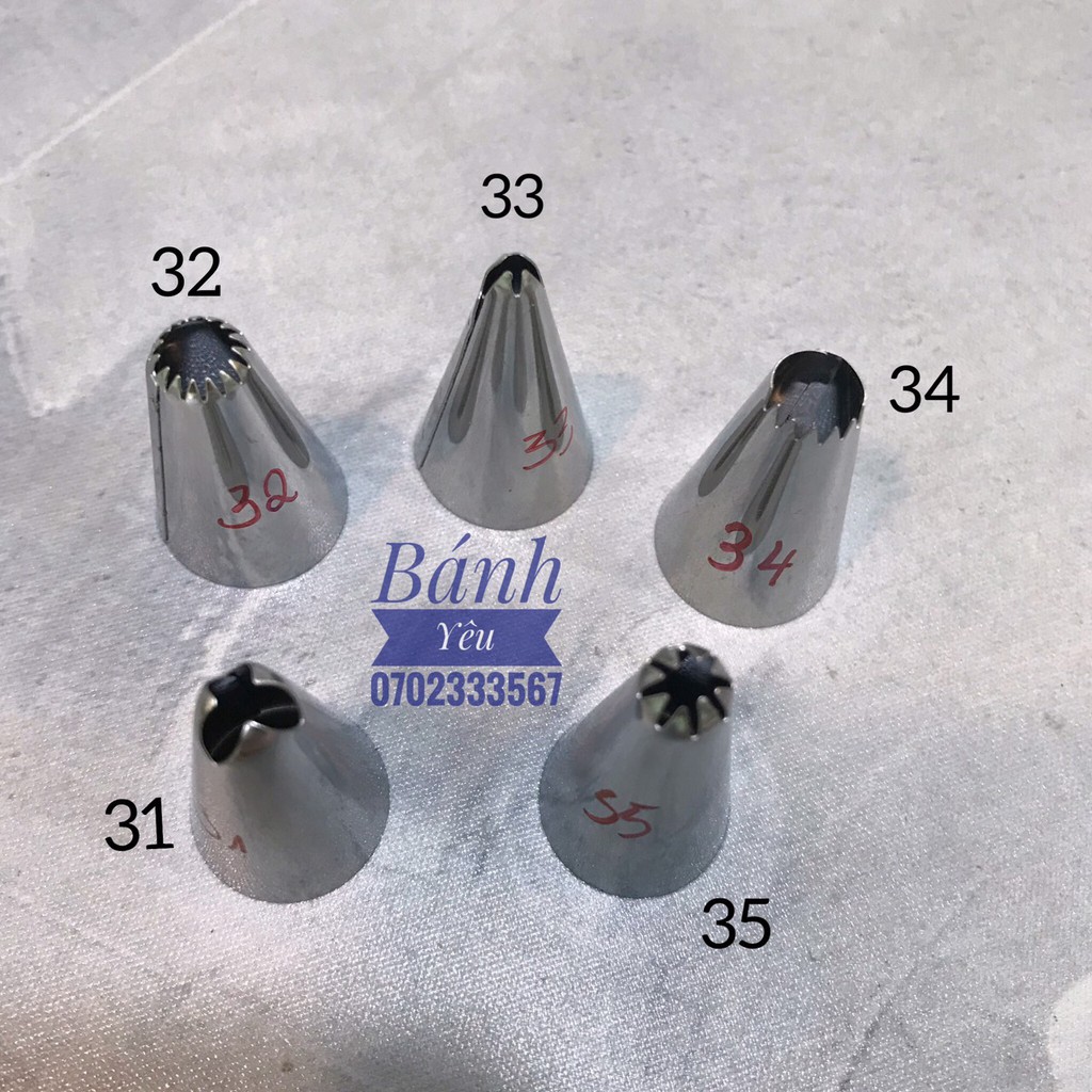 Đui bắt kem số các loại từ 31-40