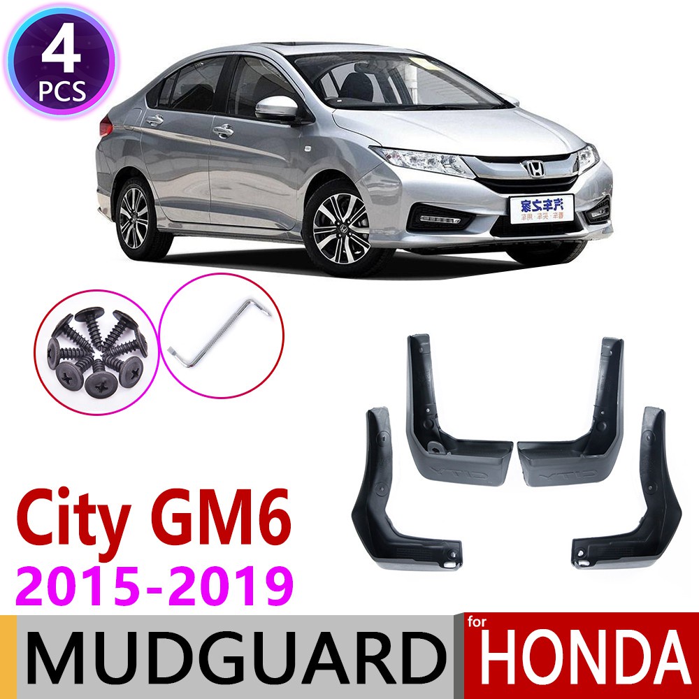 FENDER Tấm Chắn Bùn Cho Xe Honda City Gm6 2015 2016 2017 2018 2019