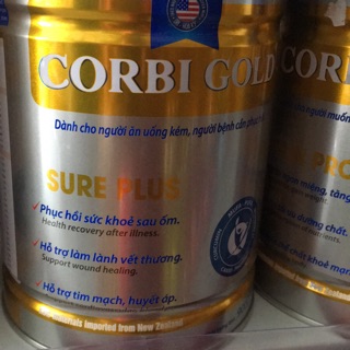 Sữa corbi gold người ăn uống kém ,người bệnh cần phục hồi nhanh 900g