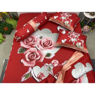 Drap thun lạnh 5D cao cấp ( 4 màu)