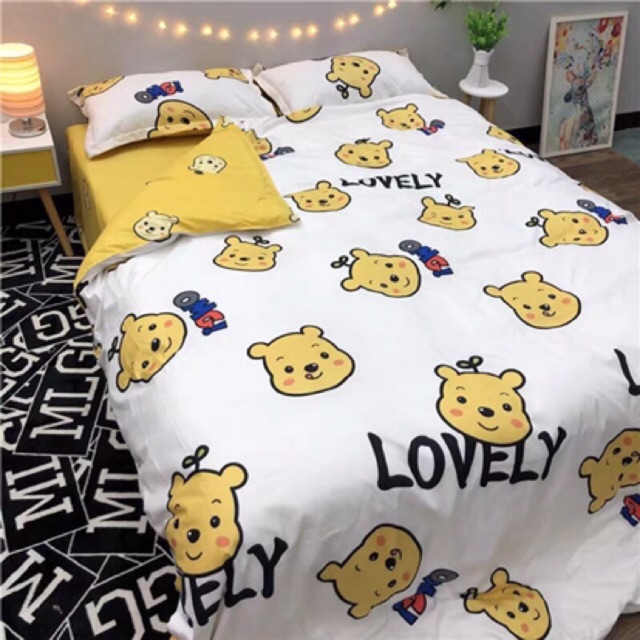 Bộ chăn ga gối cotton korea NS200