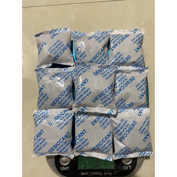 1kg hạt hút ẩm  loại 30gam dùng cho thực phẩm