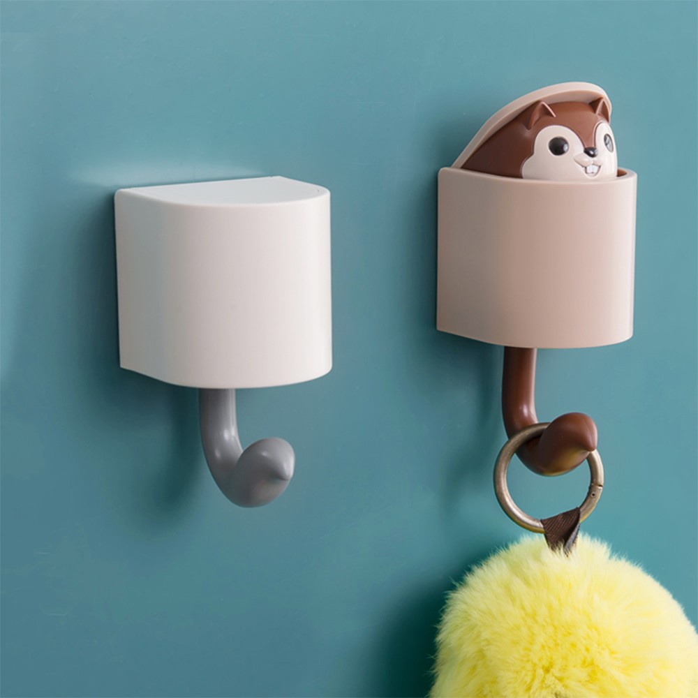 Giá Móc Treo Cất Chìa Khóa Dáng Con Sóc Decor