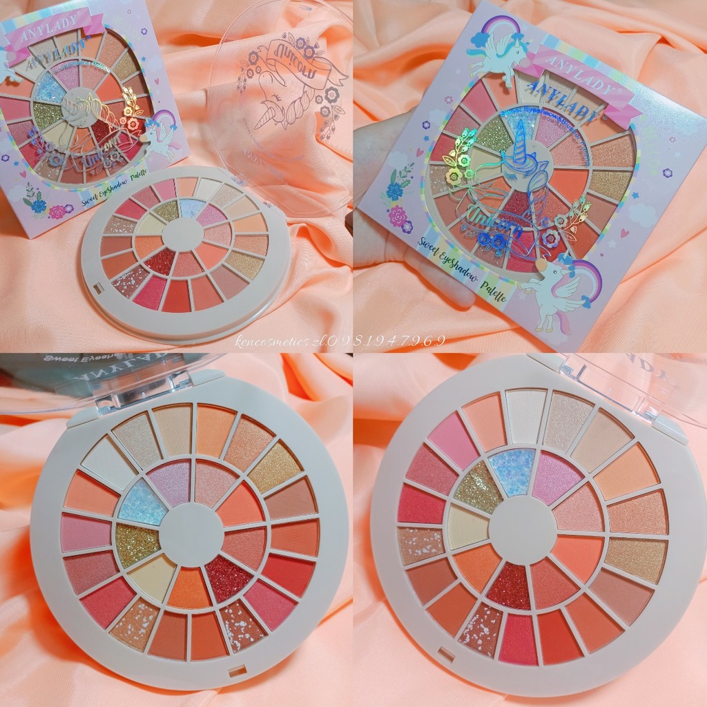 ❤  Phấn mắt Any lady Unicorn Sweet Eye show tròn 27 ô