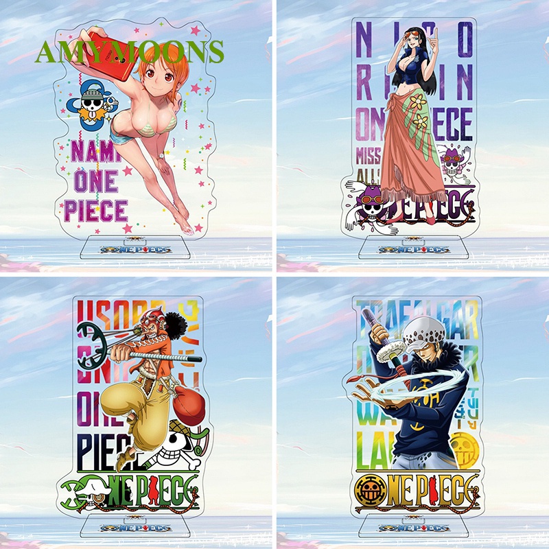 Phụ Kiện Hóa Trang Nhân Vật Luffy Trong One Piece Mô Hình Nhân Vật Luffy Ronoa Zoro Ace Để Bàn Bằng Acrylic|Móc Chìa Khóa