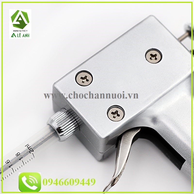 Súng phối tinh cho gà 2cc, súng bắn tinh cho gà 2ml
