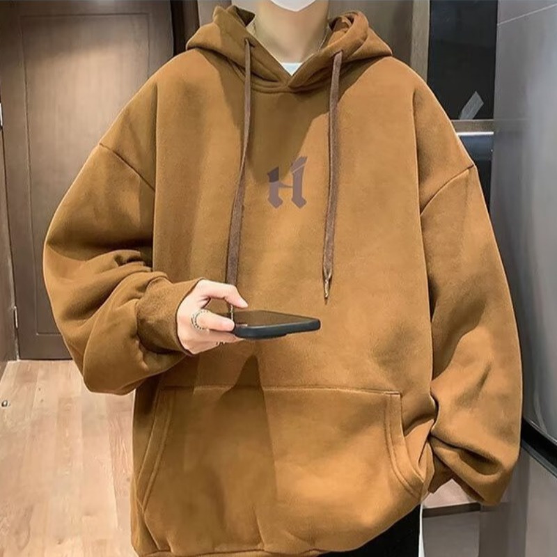 Áo Hoodie Mùa Thu Dáng Rộng Tay Dài In Họa Tiết Vintage Thời Trang Cho Nam Và Nữ