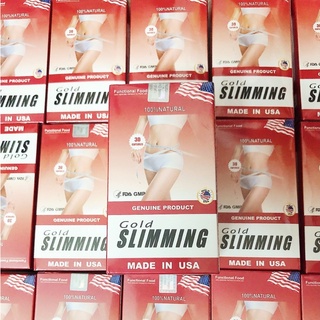 viên uống giảm cân gold slimming của mỹ hộp 30 viên