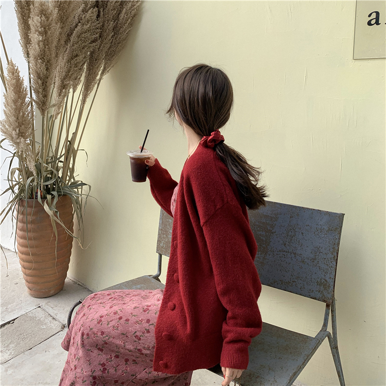 Áo khoác dệt kim thời trang 179032Áo khoác Sweater dệt kim thời trang trẻ trung thanh lịch | BigBuy360 - bigbuy360.vn