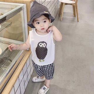 Bộ đồ trẻ em hình cú mèo BD01