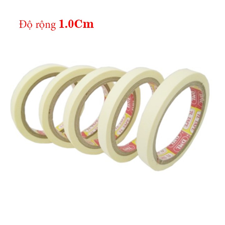 [Sỉ &amp; Lẻ] Băng dính giấy (Độ rộng KT: 1cm, 2cm , 5cm)