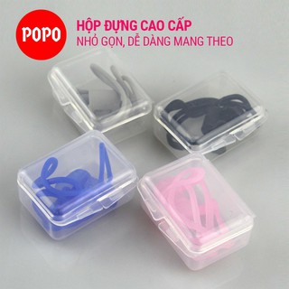 Bộ 2 nút bịt tai EP2 dây đeo chống tuột chống nước, tạo cảm giác thoải mái khi đeo POPO