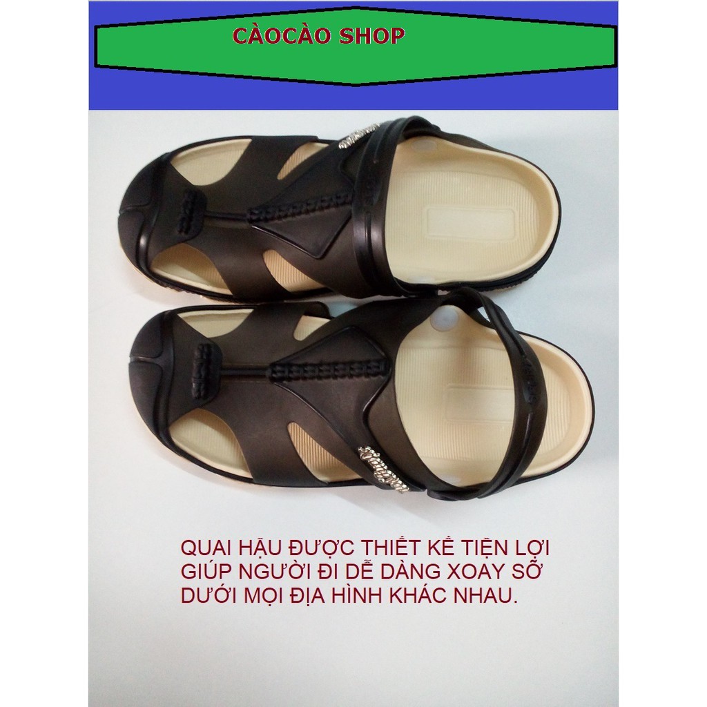 GIÀY NHỰA NAM CÁ TÍNH