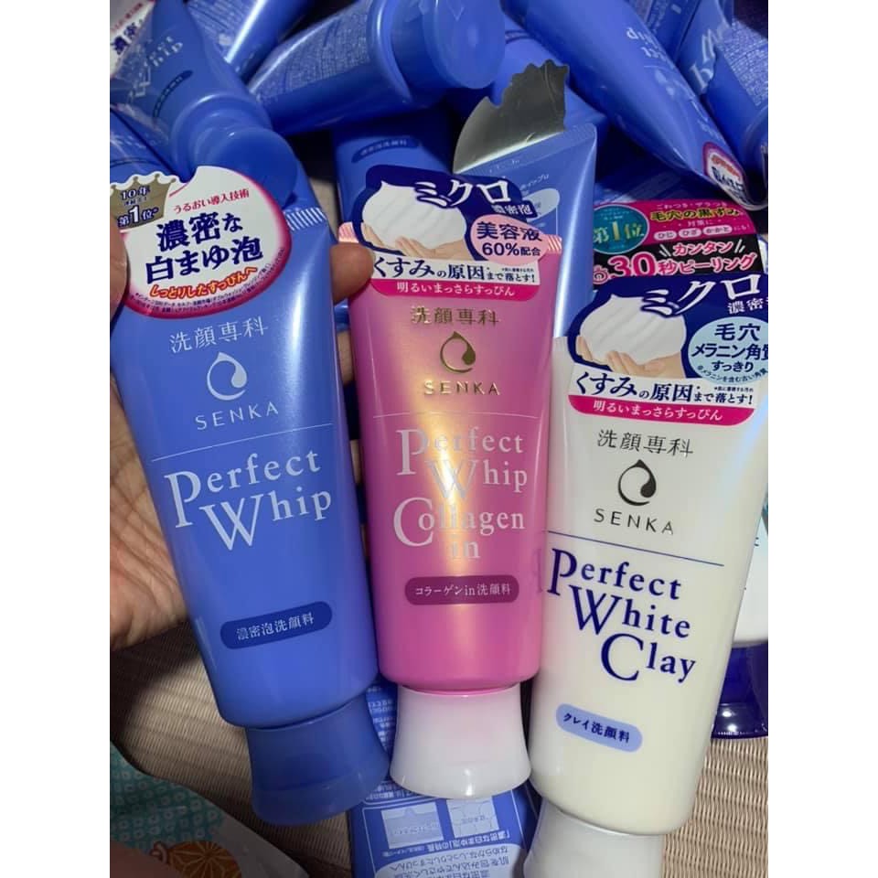 Sữa Rửa Mặt Senka Đất Sét Perfect White