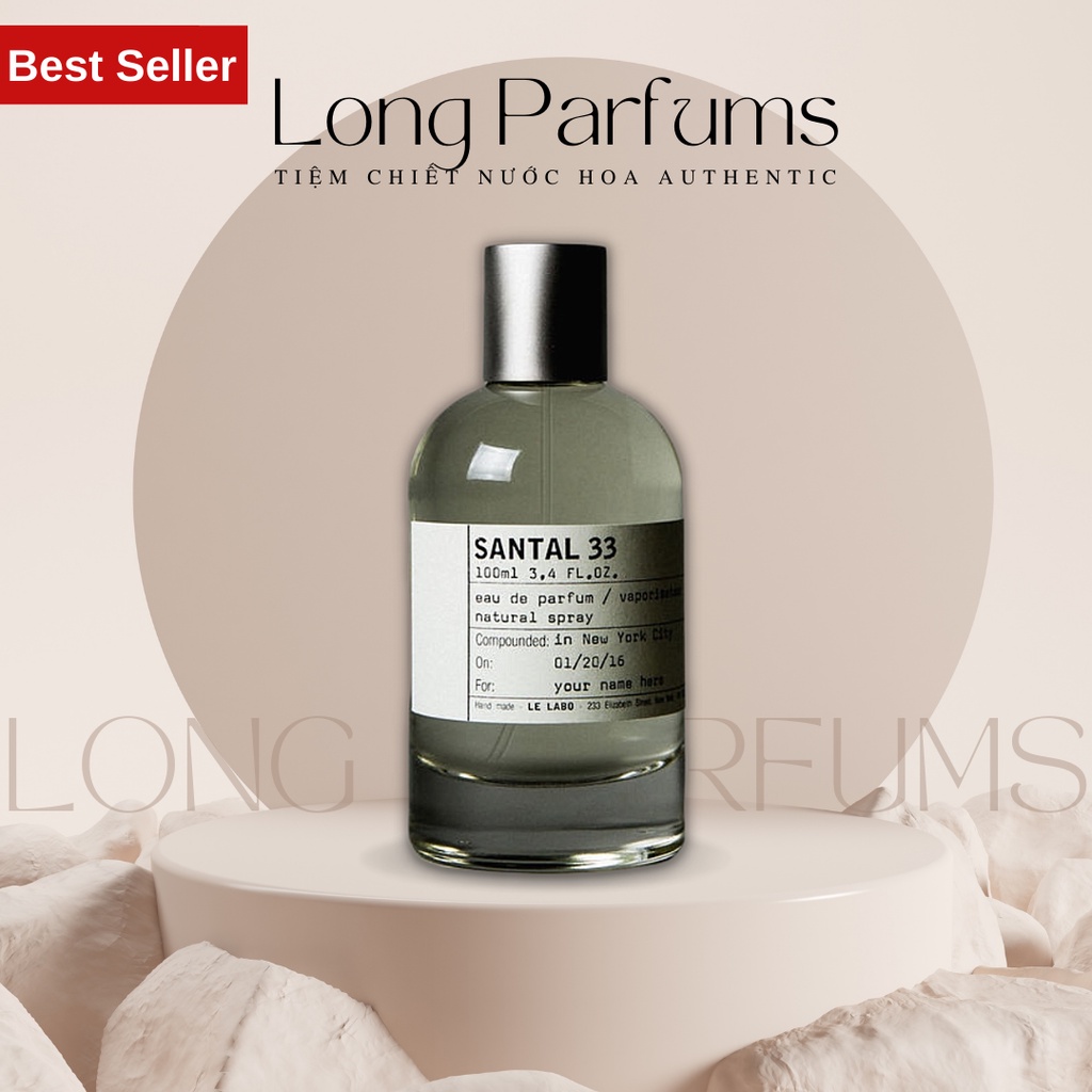 10 ml Le Labo Santal 33 (S33) | Nước hoa unisex