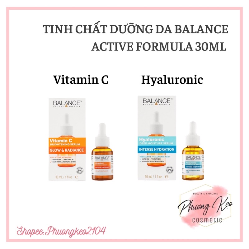 [ HÀNG CÓ SẴN] Tinh chất Balance Active Formula Serum 30ml