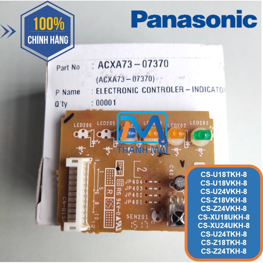 [Mã ELHA22 giảm 6% đơn 300K] bo hiển thị và nhận tín hiệu máy lạnh Panasonic model CS-U18TKH-8