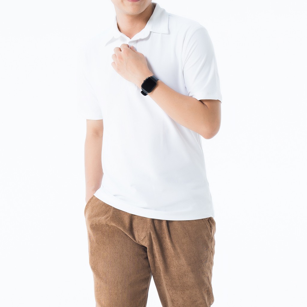 Áo Polo Nam Trơn Rough Vải Cotton Cá Sấu CVC Chống Nhăn, Form Suông Basic | BigBuy360 - bigbuy360.vn