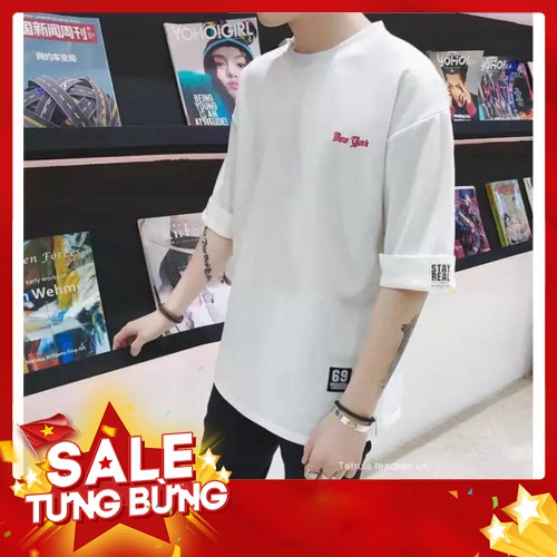 F/s Đơn 50K ⚡️Siêu Phẩm - Thun Cotton ⚡️ Hình Thêu chỉ Cực đẹp. - Áo Thun Nam Nữ Form Rộng UNISEX tay lỡ - Hàng nhập