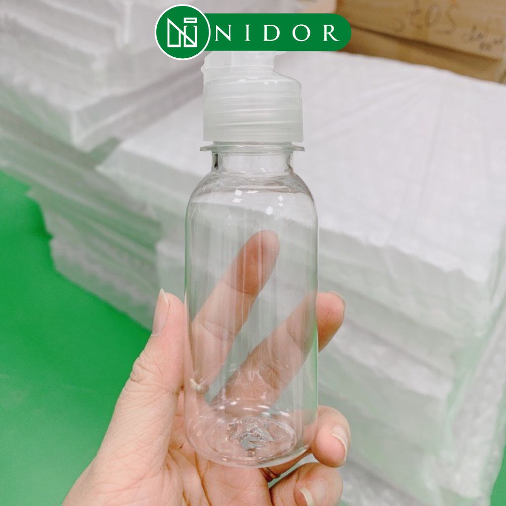 Chai chiết mỹ phẩm du lịch 100ml nắp bật