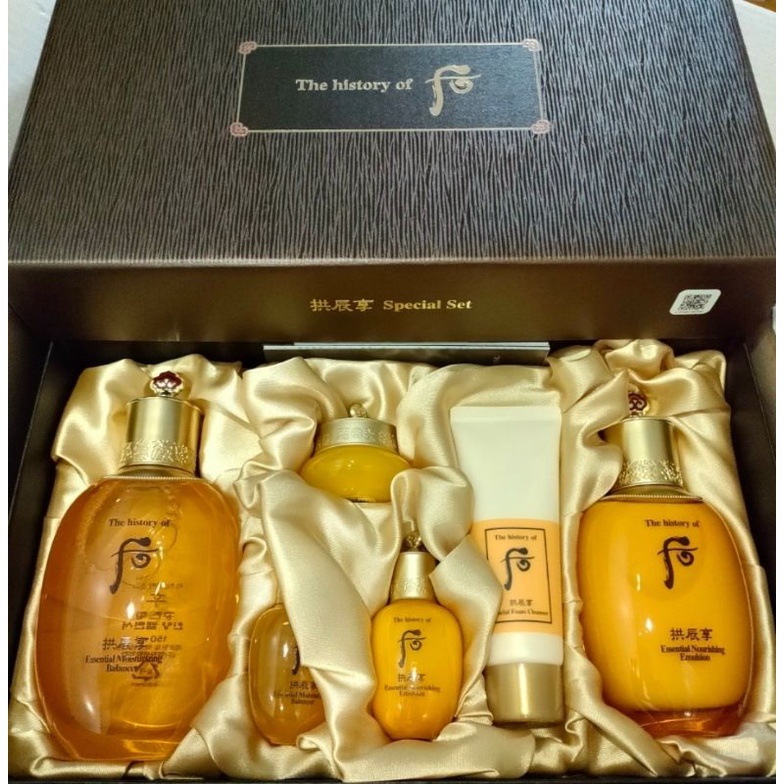 Set dưỡng da chống lão hóa nâng cơ chống nhăn whoo vàng 350ml