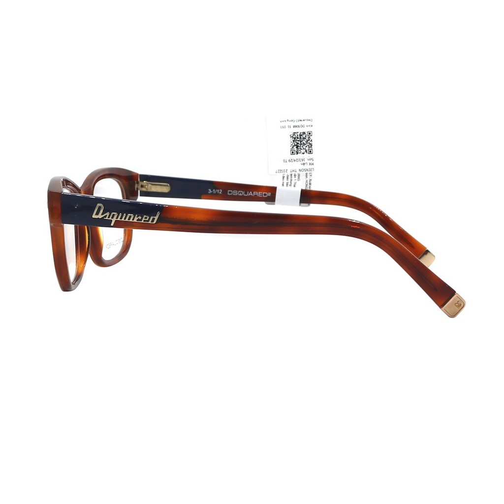 Gọng kính Dsquared2 DQ5068 053 chính hãng, thiết kế dễ đeo bỏa vệ mắt