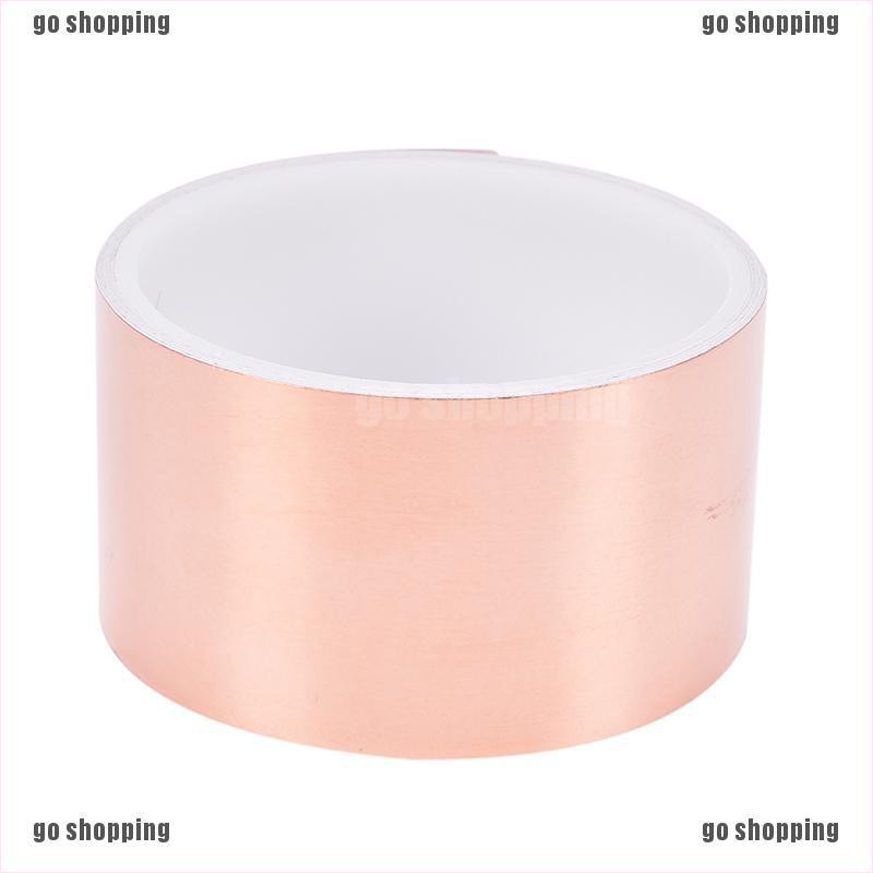 {go shopping}50mm x 3m EMI Copper Foil Shielding Tape Conductive Self Adhesive Barrier Guitar	New