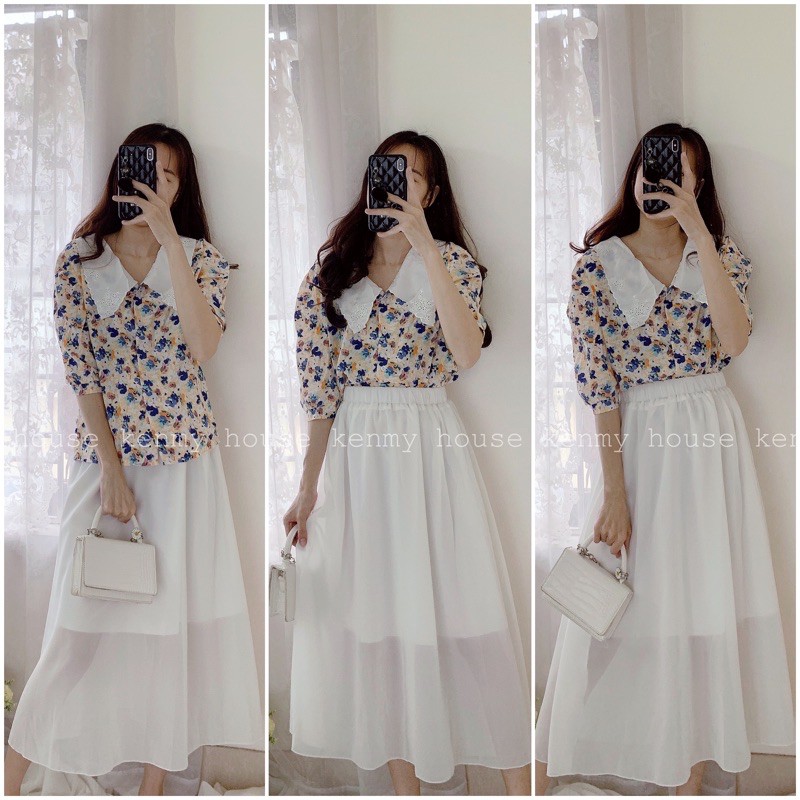 Chân váy voan dáng dài 🌸[ HÌNH THẬT ]